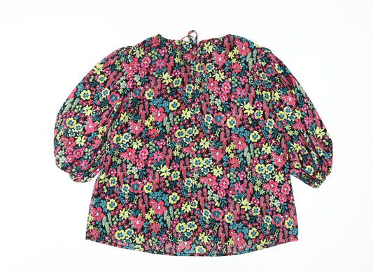Capsule Women's Multicoloured Floral Tunic Blouse Size 18