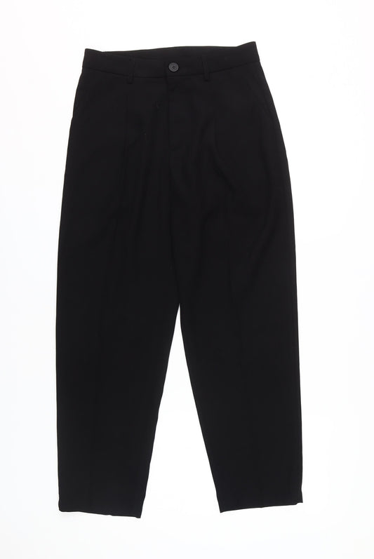 Cider Women's Black Straight Trousers S