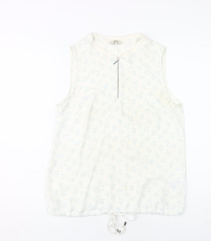 Womens UK Size 12 NEXT White Basic Tank