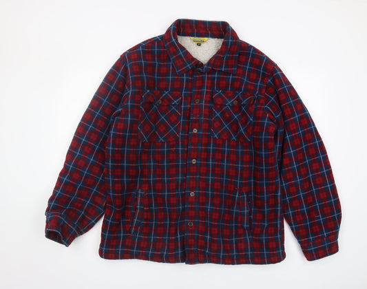 WorkWear Men's Multicoloured Plaid Flannel Jacket M
