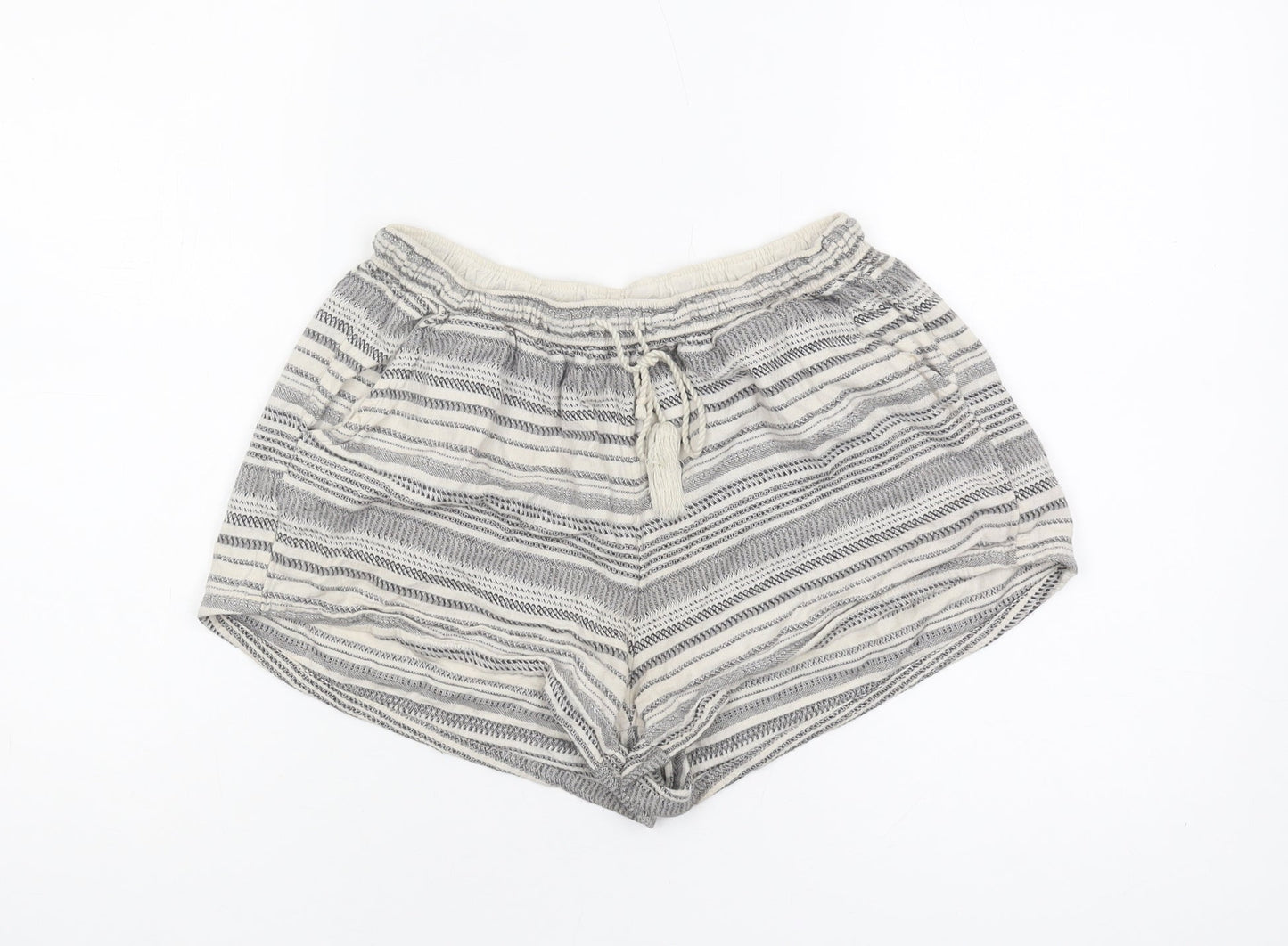 Abercrombie & Fitch Women's Multicoloured Striped Shorts S