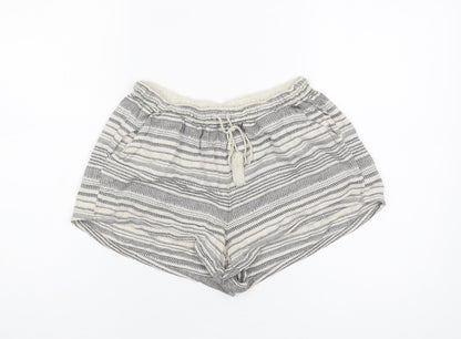 Abercrombie & Fitch Women's Multicoloured Striped Shorts S