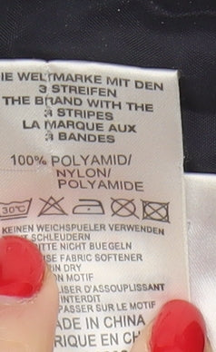 Adidas Men's Black Windbreaker Jacket, Medium