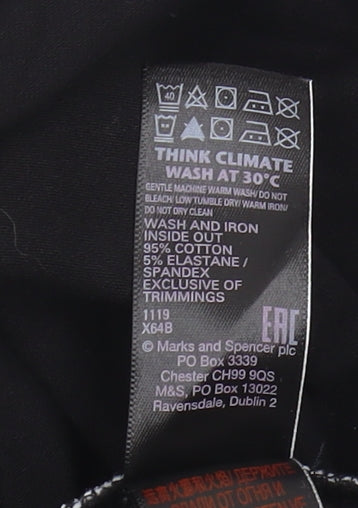 Marks and Spencer Women's Black Tank Top Size 12