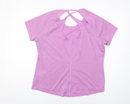 Womens UK Size 14 Marks and Spencer Pink  T-Shirt