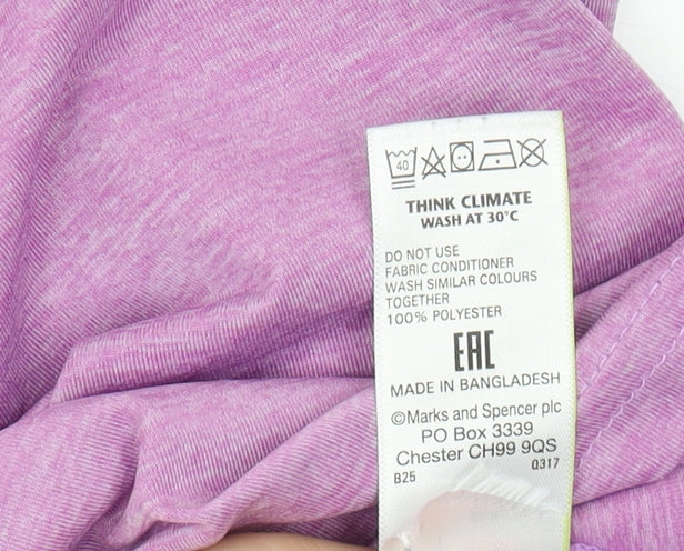 Womens UK Size 14 Marks and Spencer Pink  T-Shirt