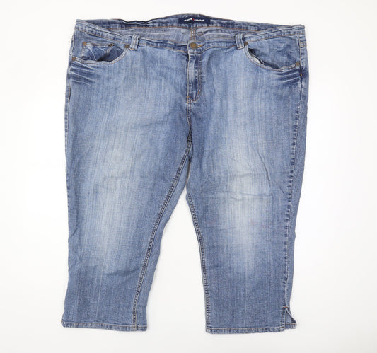 East Coast Men's Blue Bermuda Denim Shorts Size 28