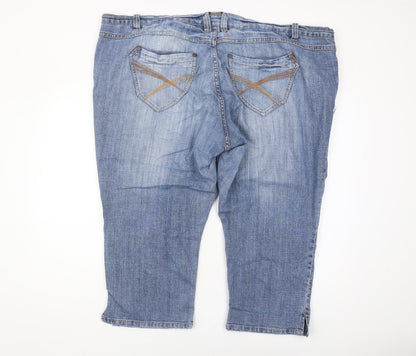 East Coast Men's Blue Bermuda Denim Shorts Size 28