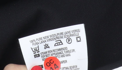 Marks & Spencer Men's Black Wool Trousers XL