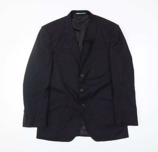Mens UK Size 40 NEXT Regular Black Suit Jacket