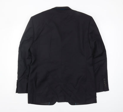 Mens UK Size 40 NEXT Regular Black Suit Jacket
