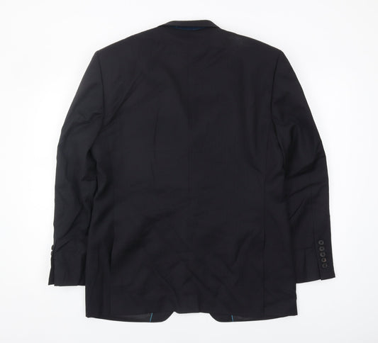 Mens UK Size 40 NEXT Regular Black Suit Jacket