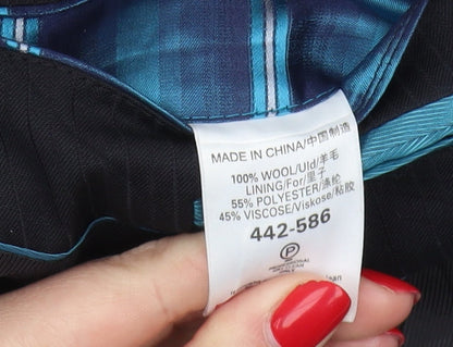 Mens UK Size 40 NEXT Regular Black Suit Jacket