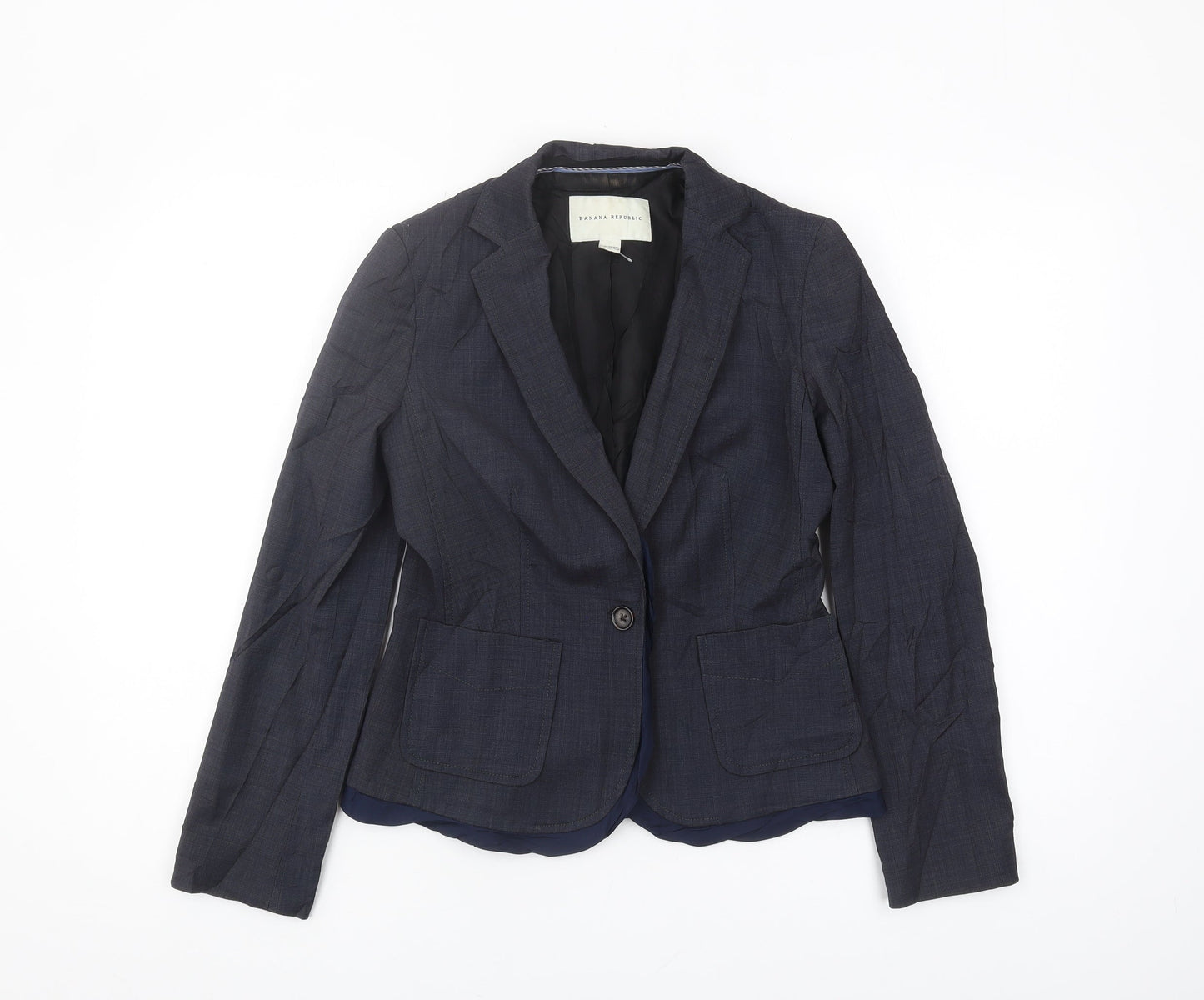 Banana Republic Women's Blue Slim Fit Blazer Size 2