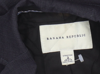 Banana Republic Women's Blue Slim Fit Blazer Size 2