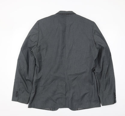 Mens UK Size 40 Butler & Webb Regular Grey Suit Jacket