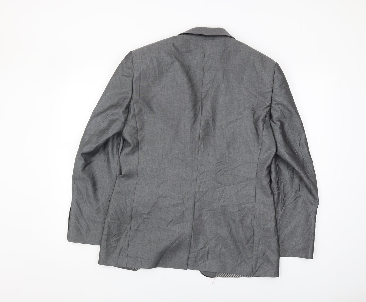 Mens UK Size 40 Lambretta Regular Grey Suit Jacket