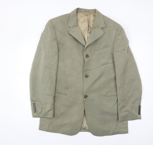 Mens UK Size 40 Tom English Regular Green Suit Jacket