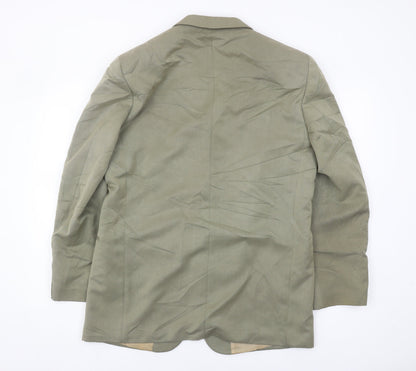 Mens UK Size 40 Tom English Regular Green Suit Jacket