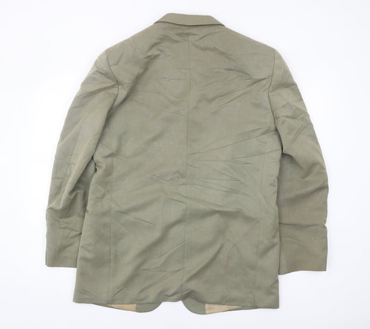 Mens UK Size 40 Tom English Regular Green Suit Jacket