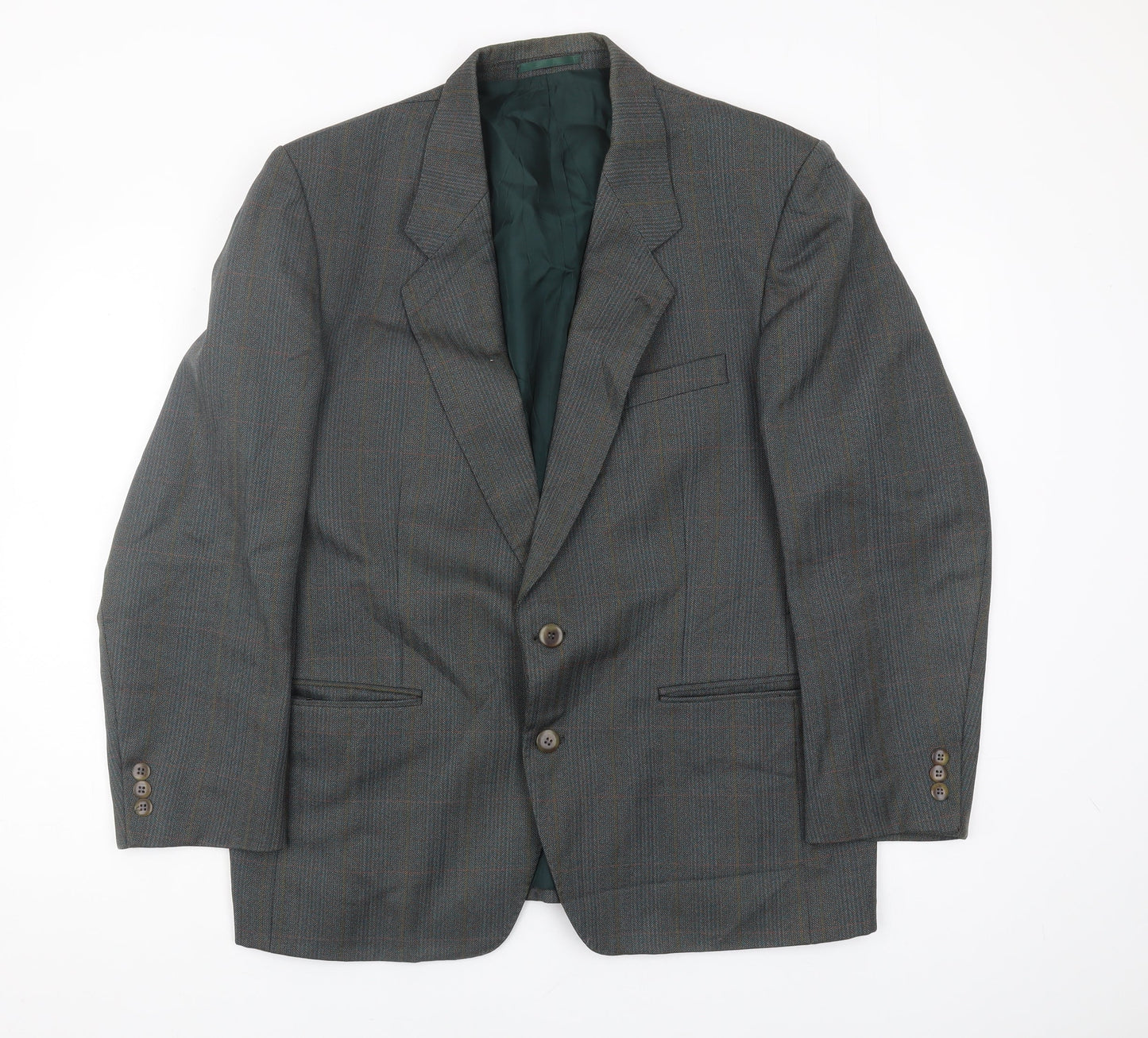 Mens UK Size 42 Dunn & Co Regular Grey Suit Jacket