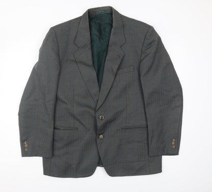 Mens UK Size 42 Dunn & Co Regular Grey Suit Jacket