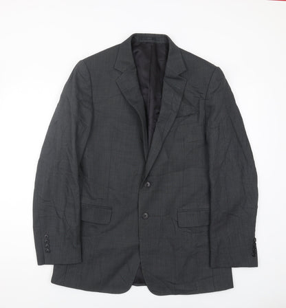 Mens UK Size 40 Jaeger Regular Grey Suit Jacket