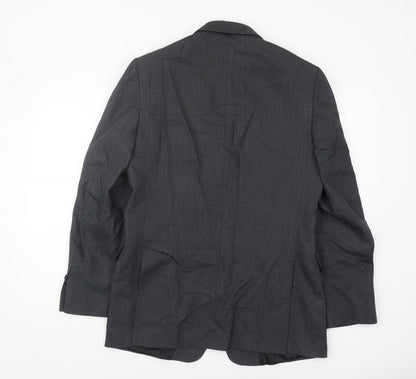 Mens UK Size 40 Jaeger Regular Grey Suit Jacket