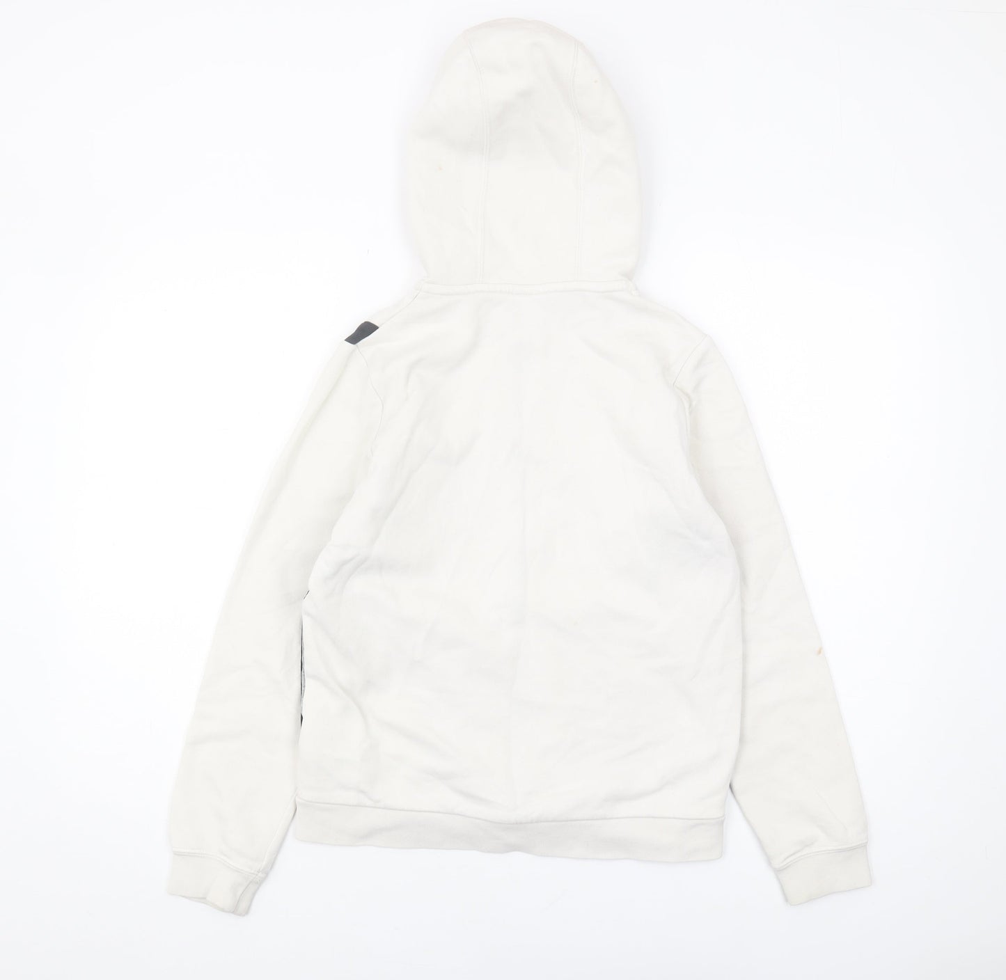 Nike Boys White Full Zip Hoodie M - Sports Casual Gym