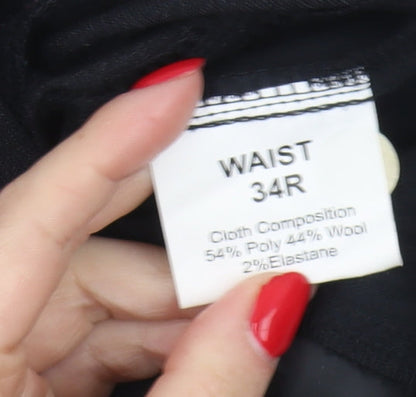 Tom English Men's Black Dress Pants 34R