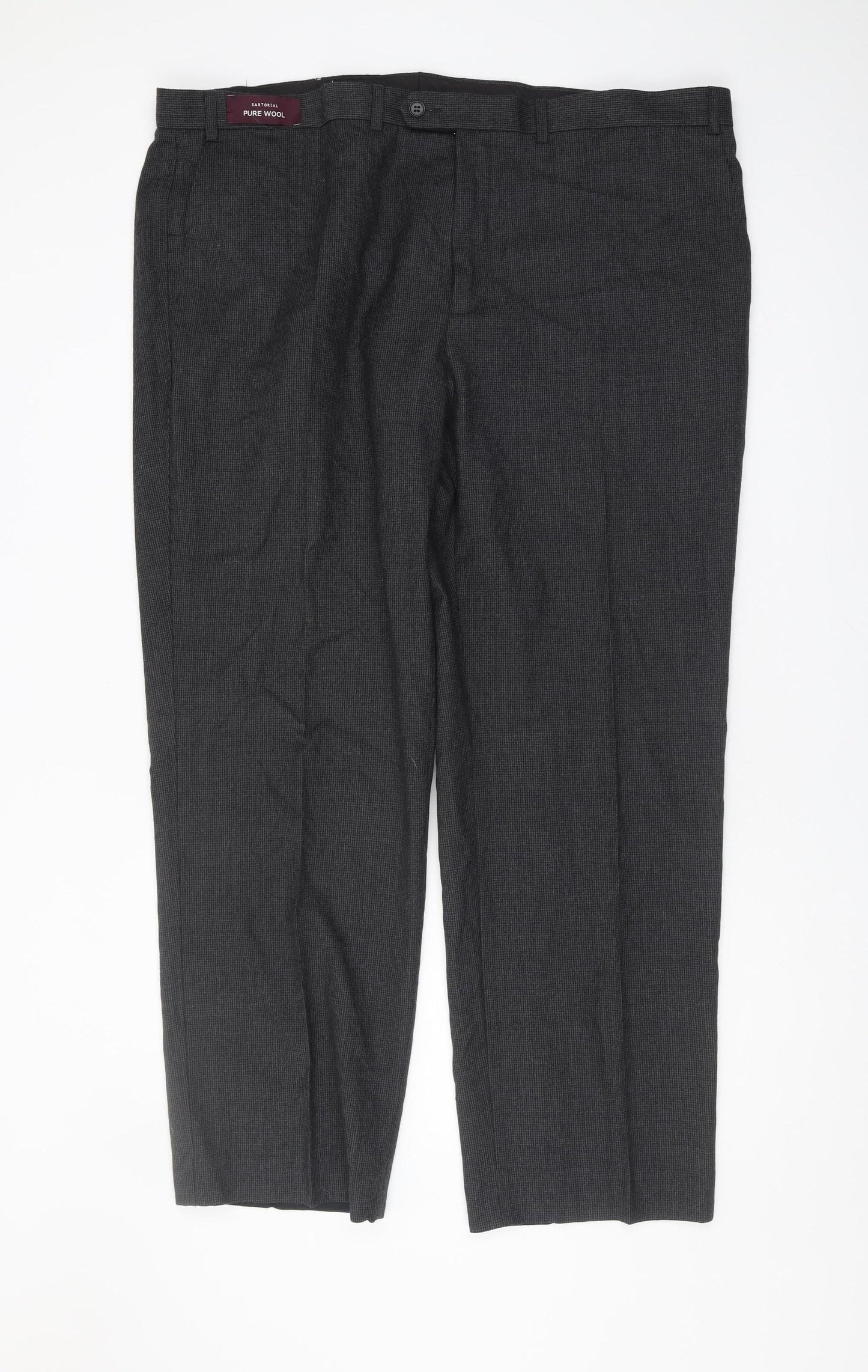 Marks and Spencer Grey Wool Dress Pants 44 in Men's