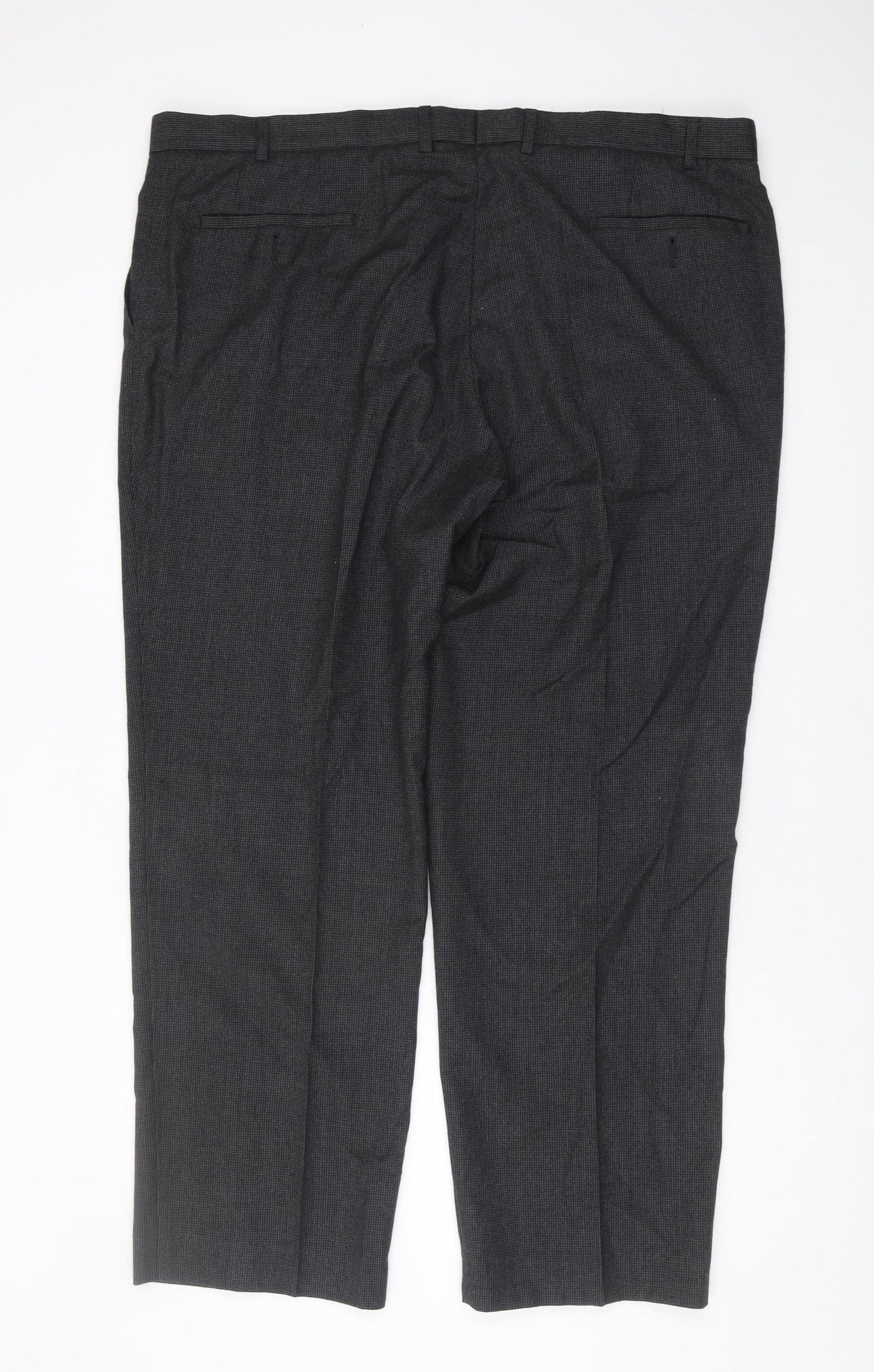 Marks and Spencer Grey Wool Dress Pants 44 in Men's