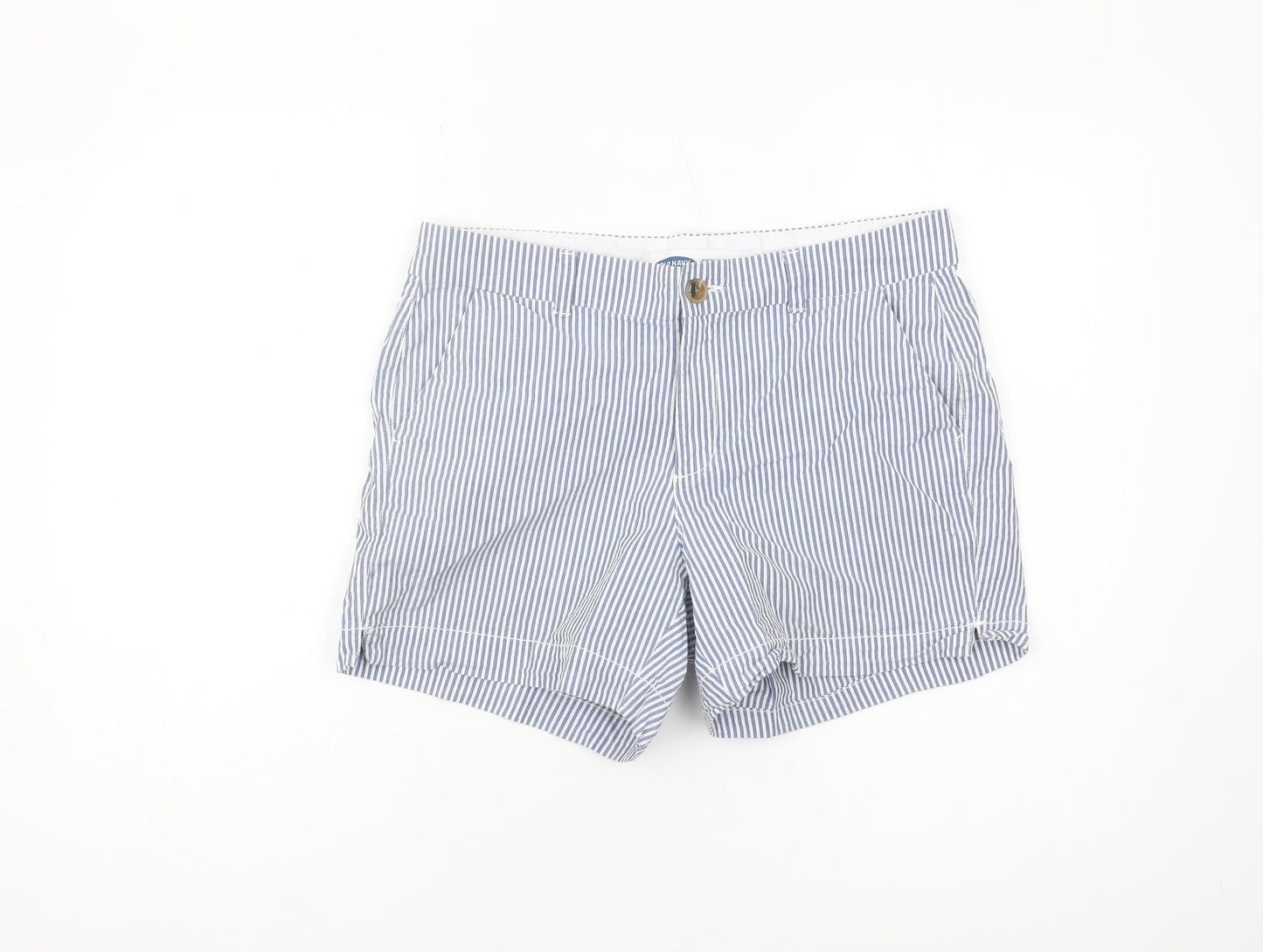 Old Navy Women's Blue Striped Shorts Size 10