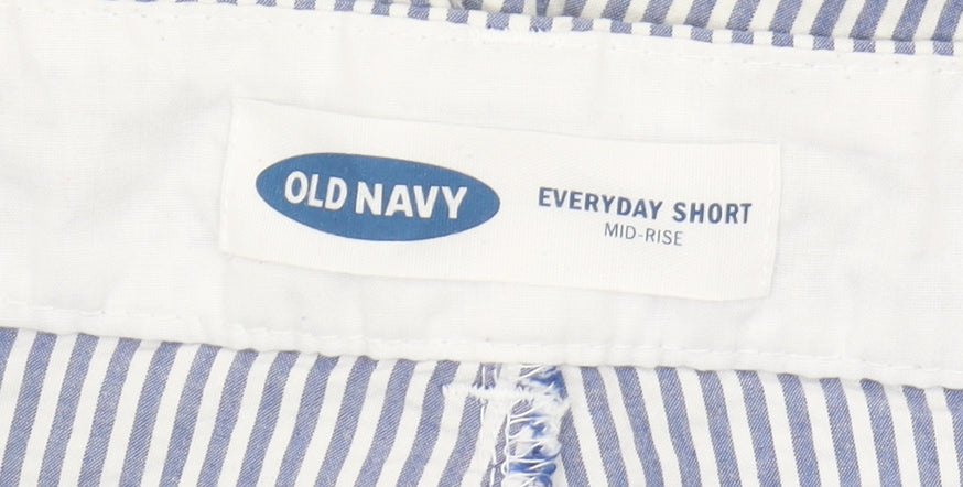 Old Navy Women's Blue Striped Shorts Size 10