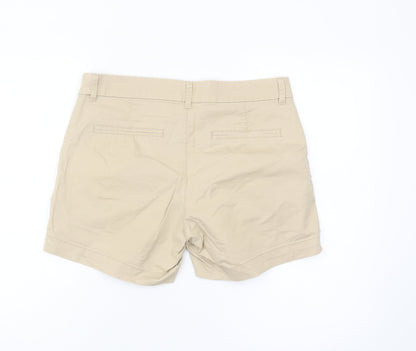 Old Navy Womens Beige Chino Shorts Size S Mid-Rise