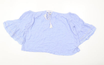 Maison de Nines Women's Blue Top Size 12