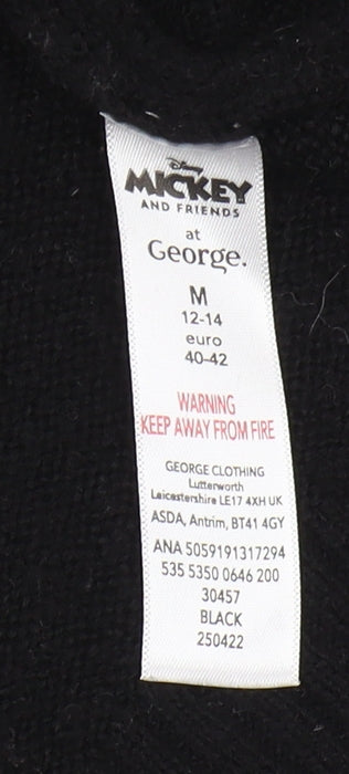 George Women's Black Sequin Pullover Jumper M