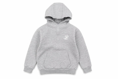 Illusive London Boys Grey Pullover Hoodie, Size 11-12