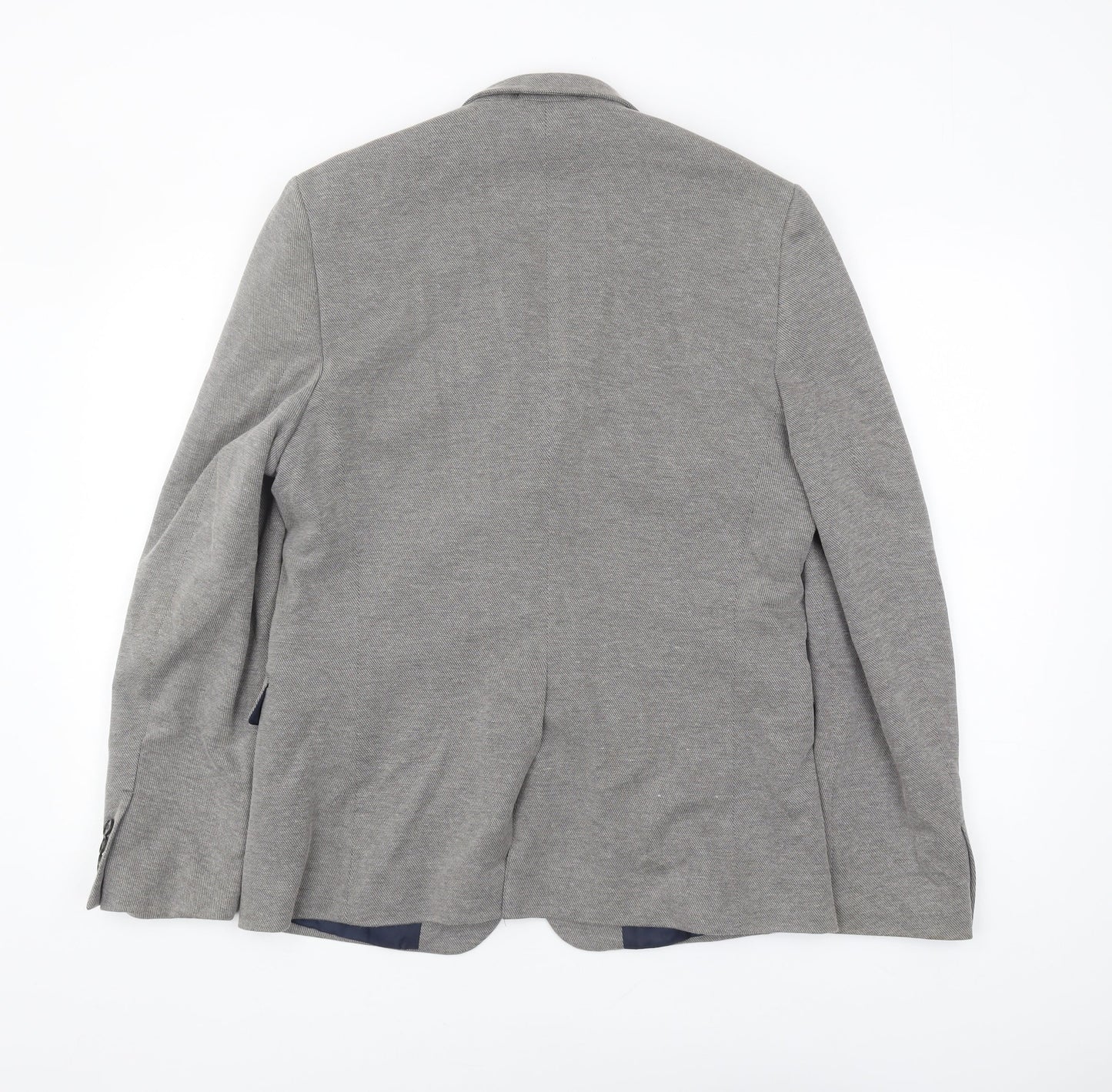 Mens UK Size 40 Burton Regular Grey Suit Jacket