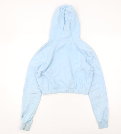 Ellesse Women's Blue Hoodie - Size 6, Logo, Casual