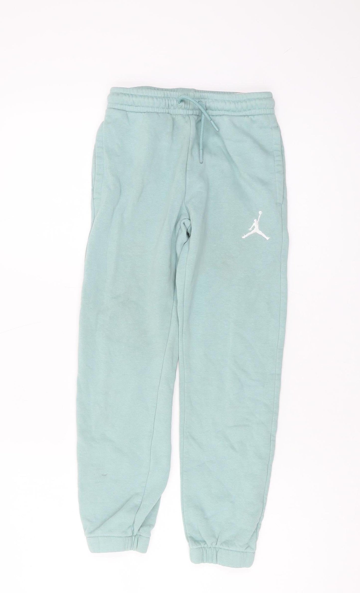Jordan Boys Green Jogger Trousers, M, Casual Elastic Waist