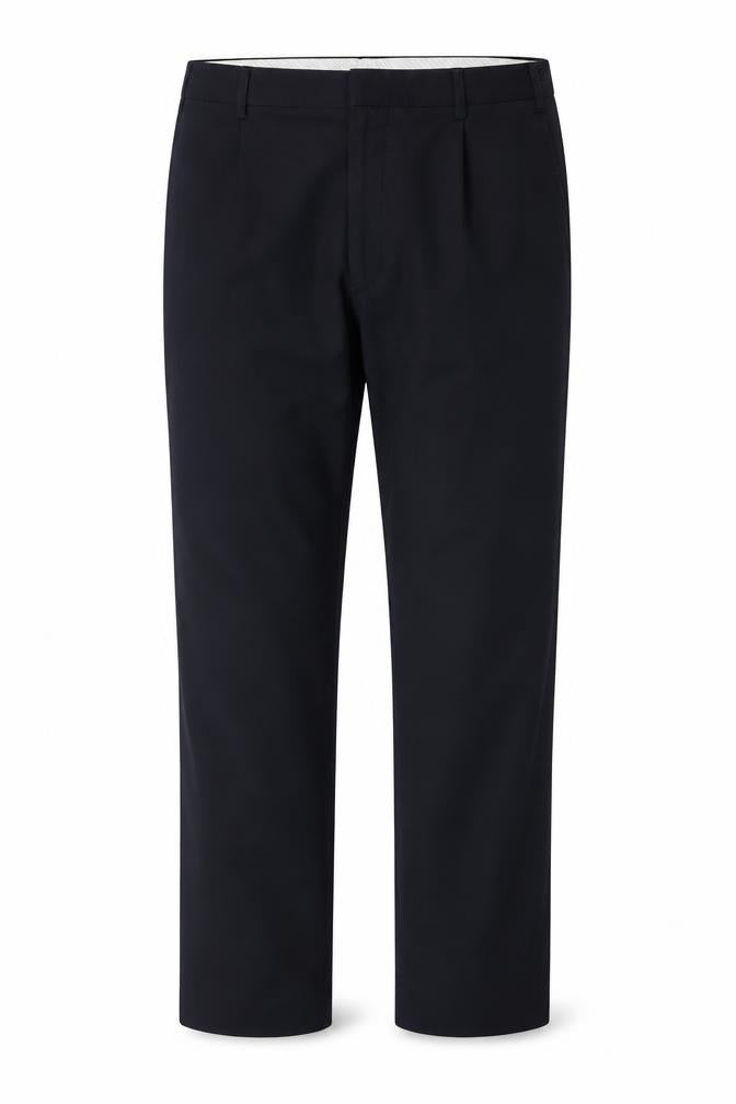 Mens UK Size 42/29 Marks and Spencer  Formal Navy Trousers