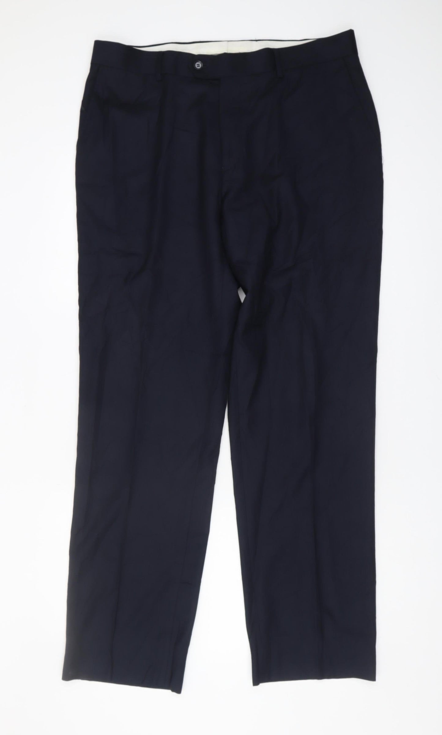 Marino Vicci Men's Black Trousers, Size 52