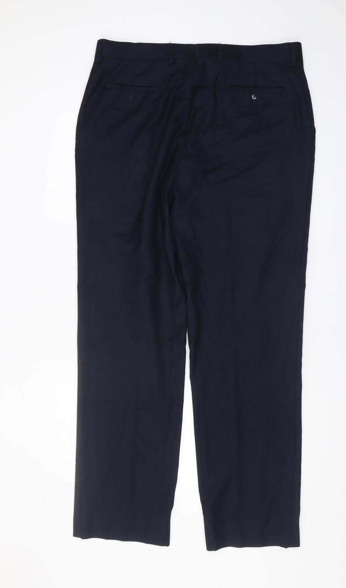 Marino Vicci Men's Black Trousers, Size 52