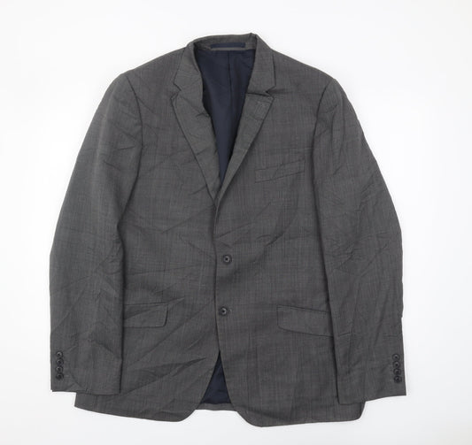 Mens UK Size 42 Marks and Spencer Regular Grey Suit Jacket