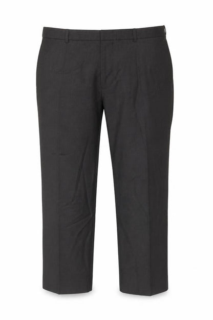 Mens UK Size 40 Marks and Spencer Regular Fit Dress Pants Black Trousers
