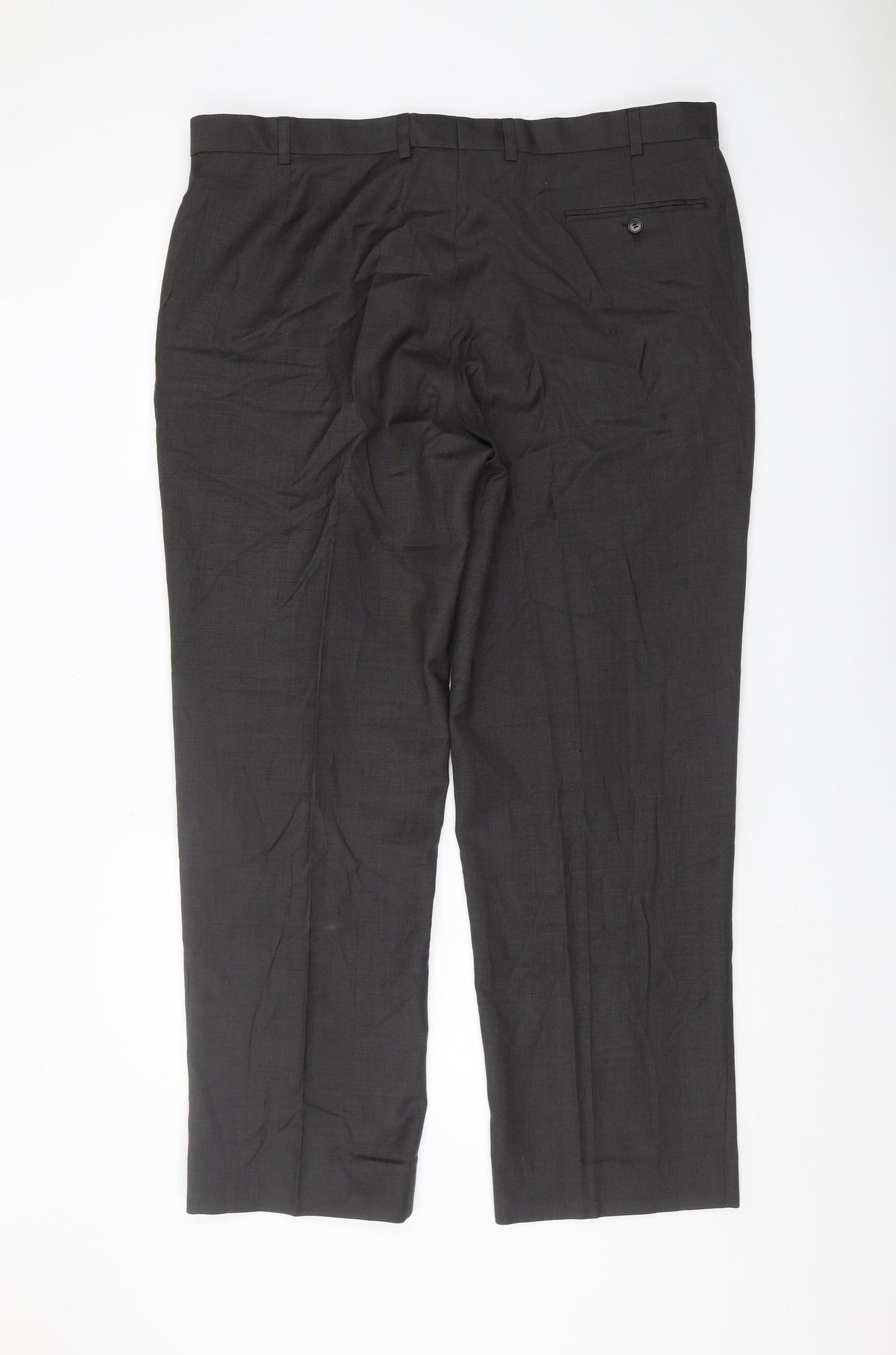 Marks and Spencer Men's Black Wool Dress Pants