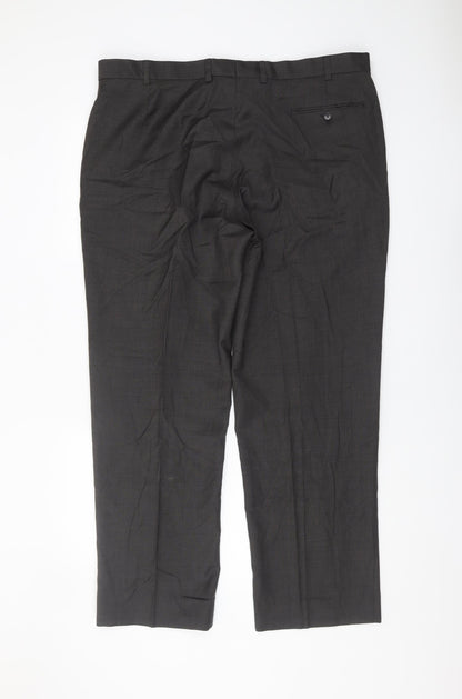 Marks and Spencer Men's Black Wool Dress Pants