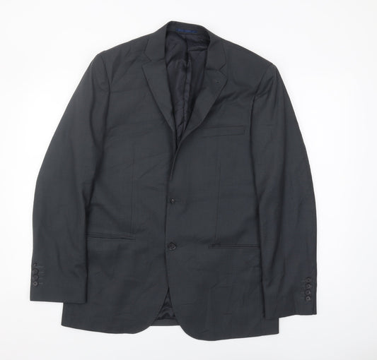 Mens UK Size 38 Tailor & Cutter Regular Black Suit Jacket