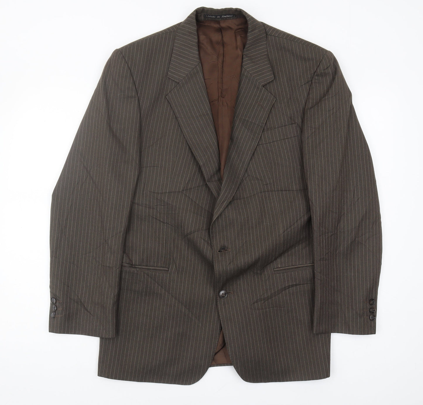 Mens UK Size 40 Berwin Regular Brown Suit Jacket